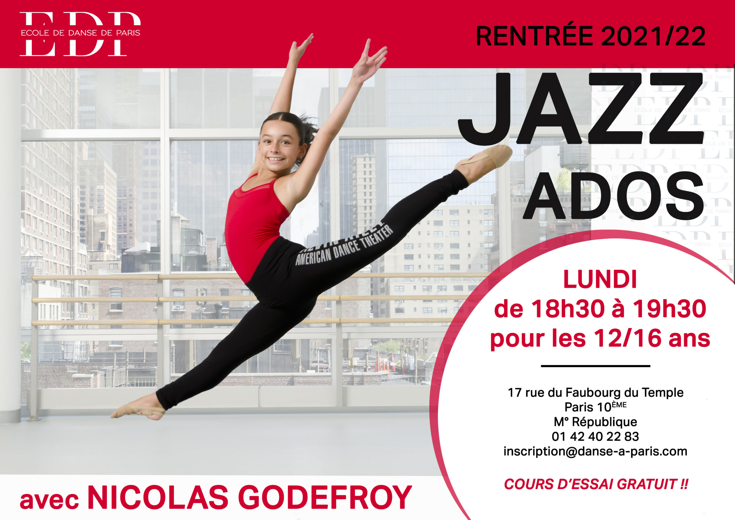 danse cours paris
