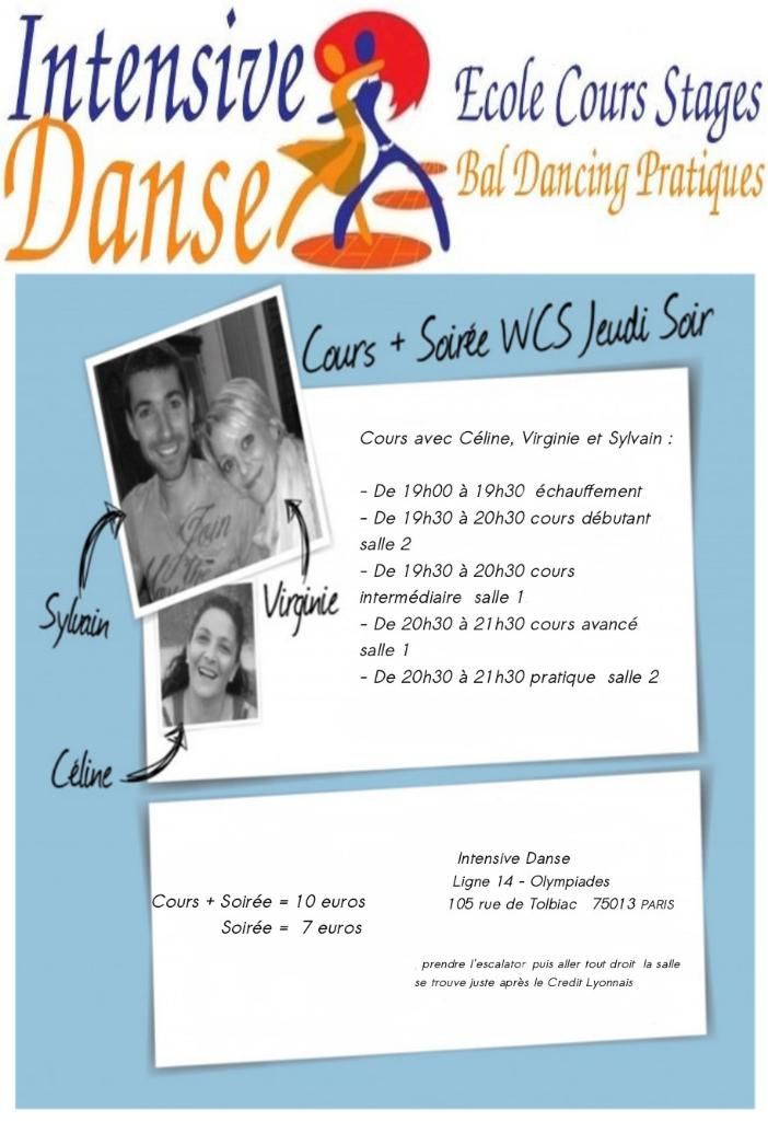 cours danse paris 13